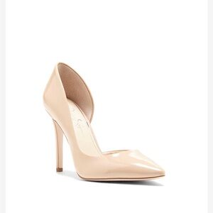 Jessica Simpson Nude Patent Heels